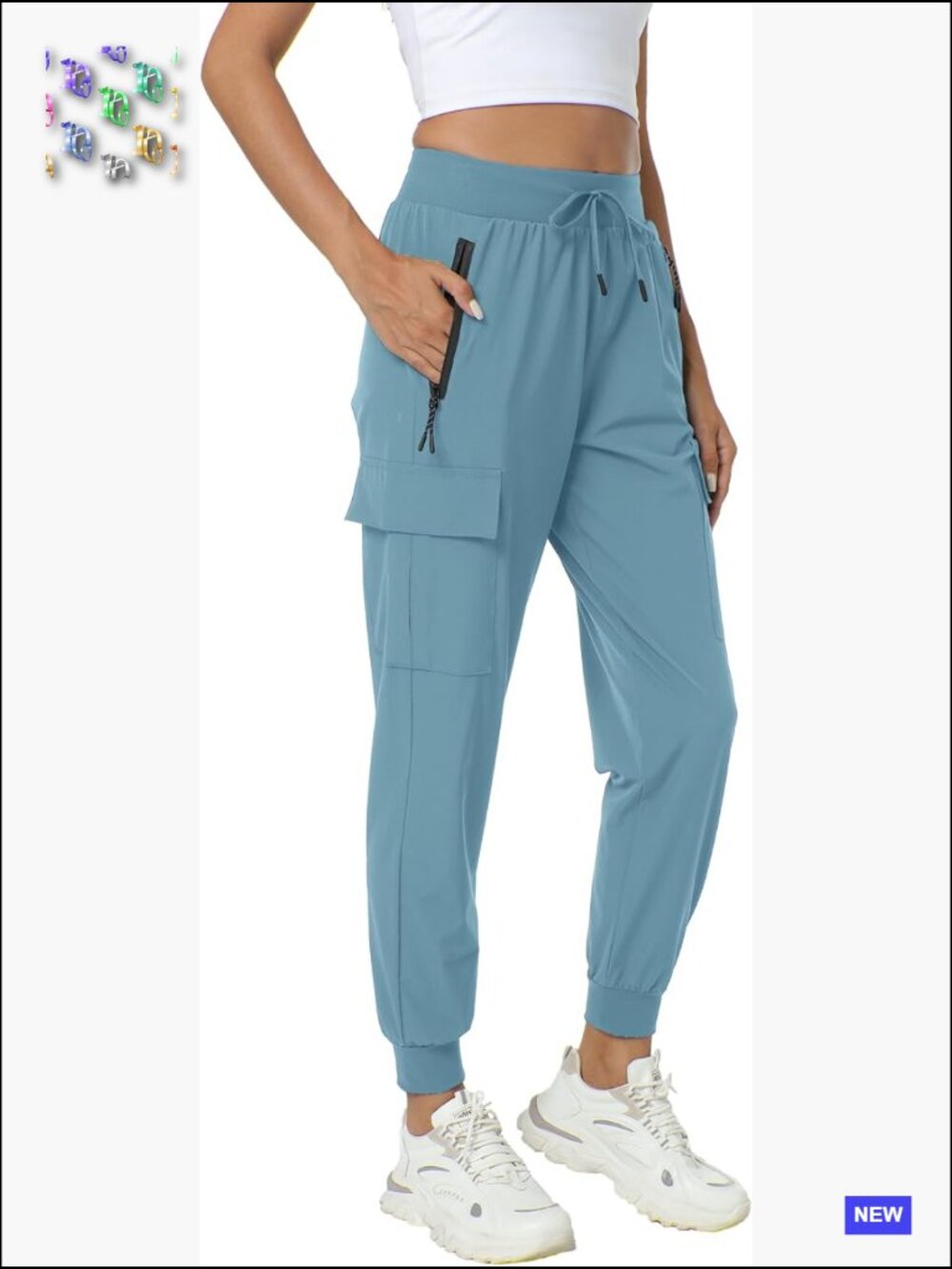 Cargo Joggers with Pockets Lightweight Athletic Pants for Hiking